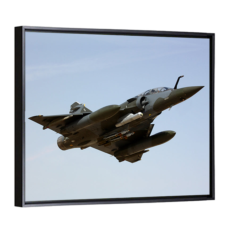 Mirage Fighter Jet Plane Wall Art
