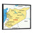 Map Of Syria Wall Art