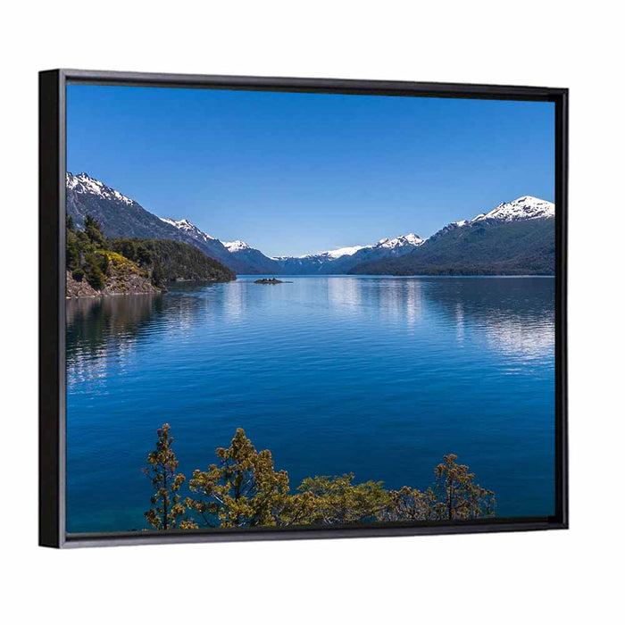 Lake Near Bariloche, Argentina Wall Art as a framed canvas
