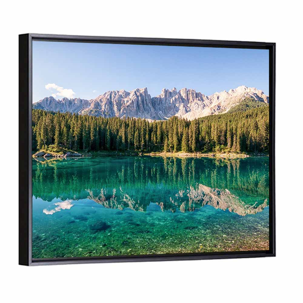 Karer Lake in the Dolomites Wall Art