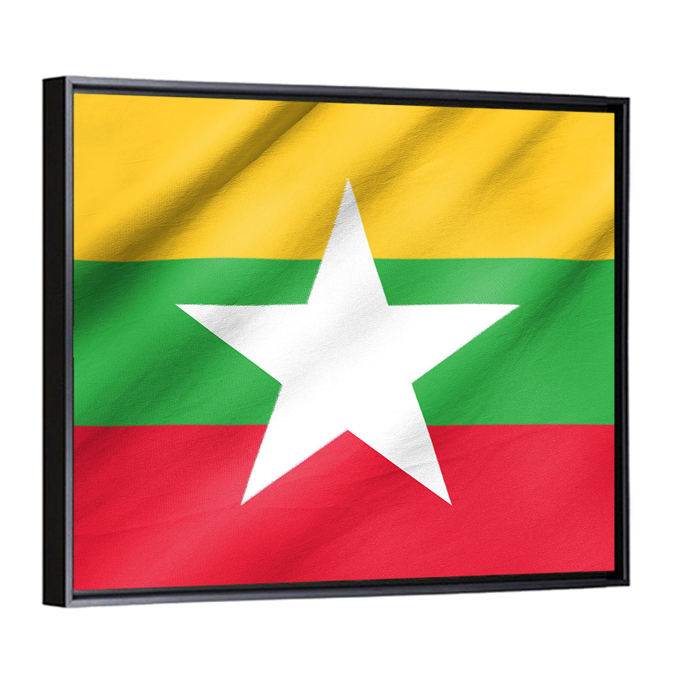 Flag Of Myanmar Wall Art