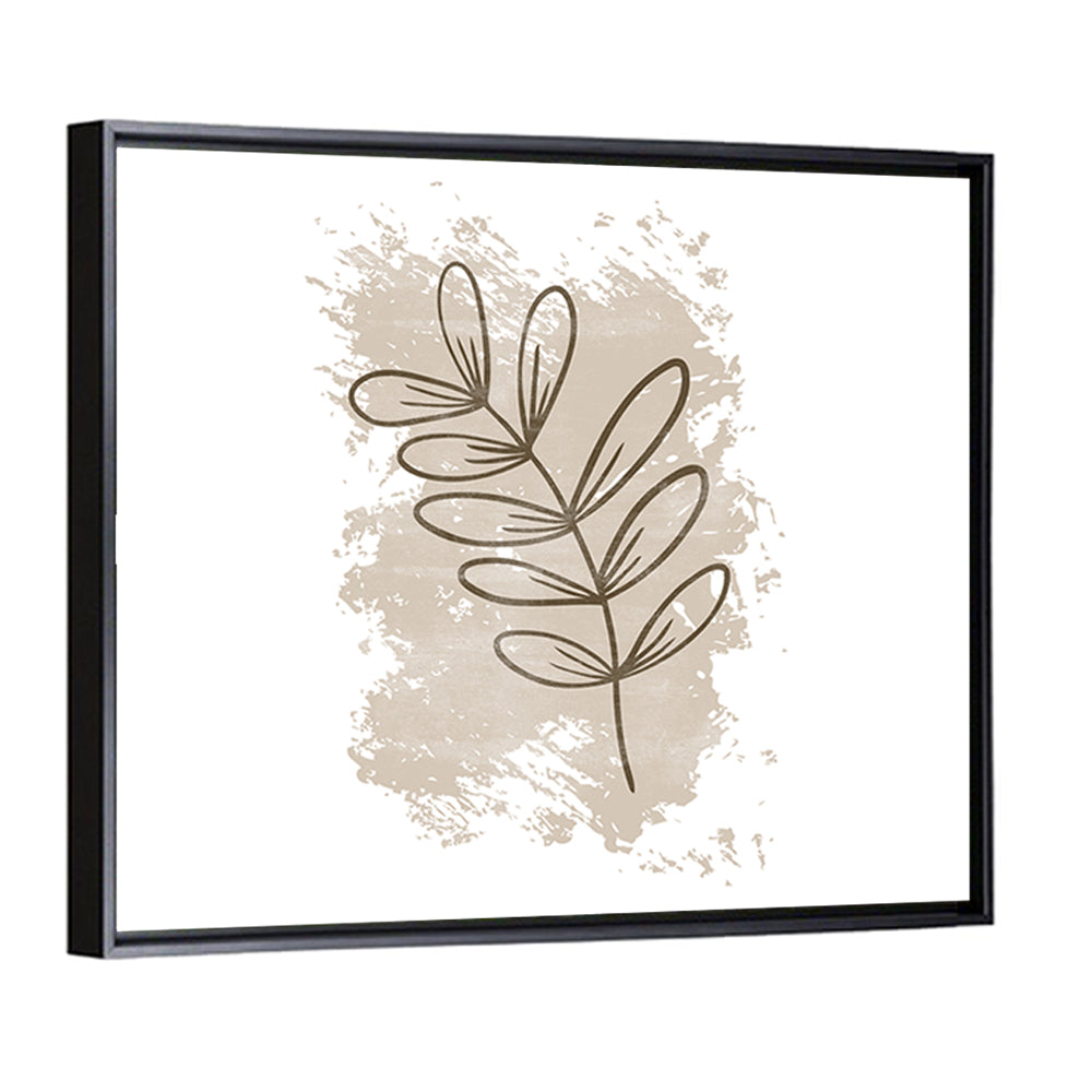 Centered Leaf Study Wall Art