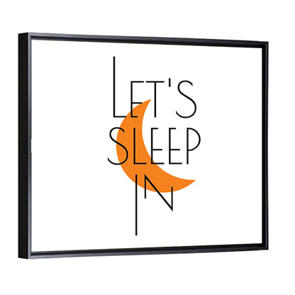 Let’s Step in Crescent Moon Quote Wall Art