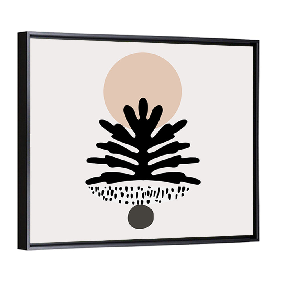 Textured Tropical Tree Wall Art