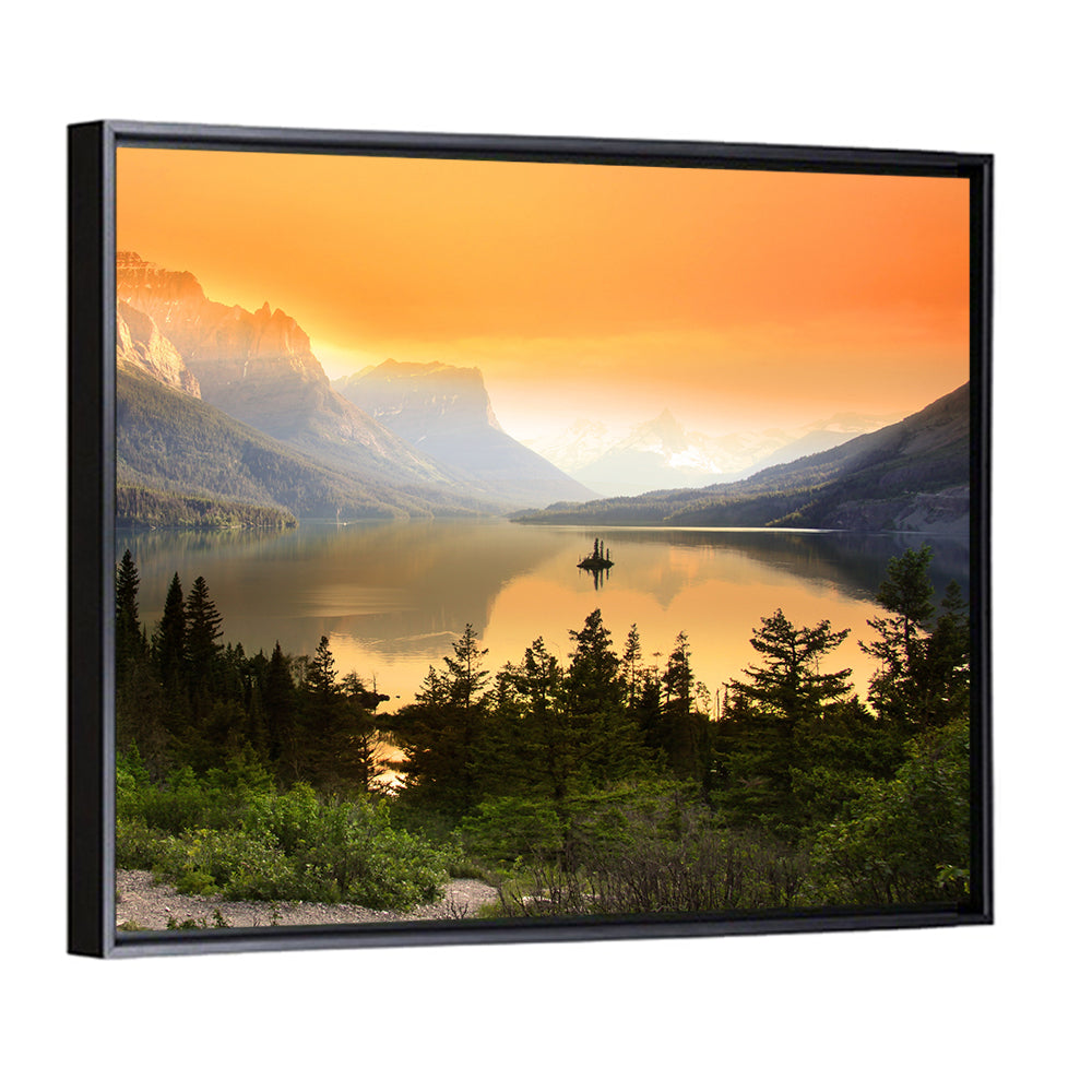 Saint Mary Lake, Wild Goose Island Wall Art