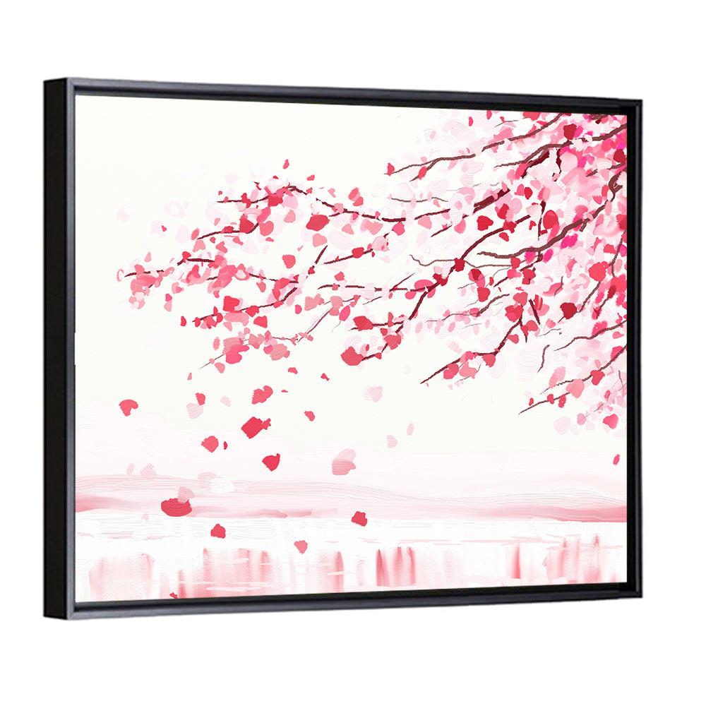 Japanese Cherry Blossom Tree Wall Art