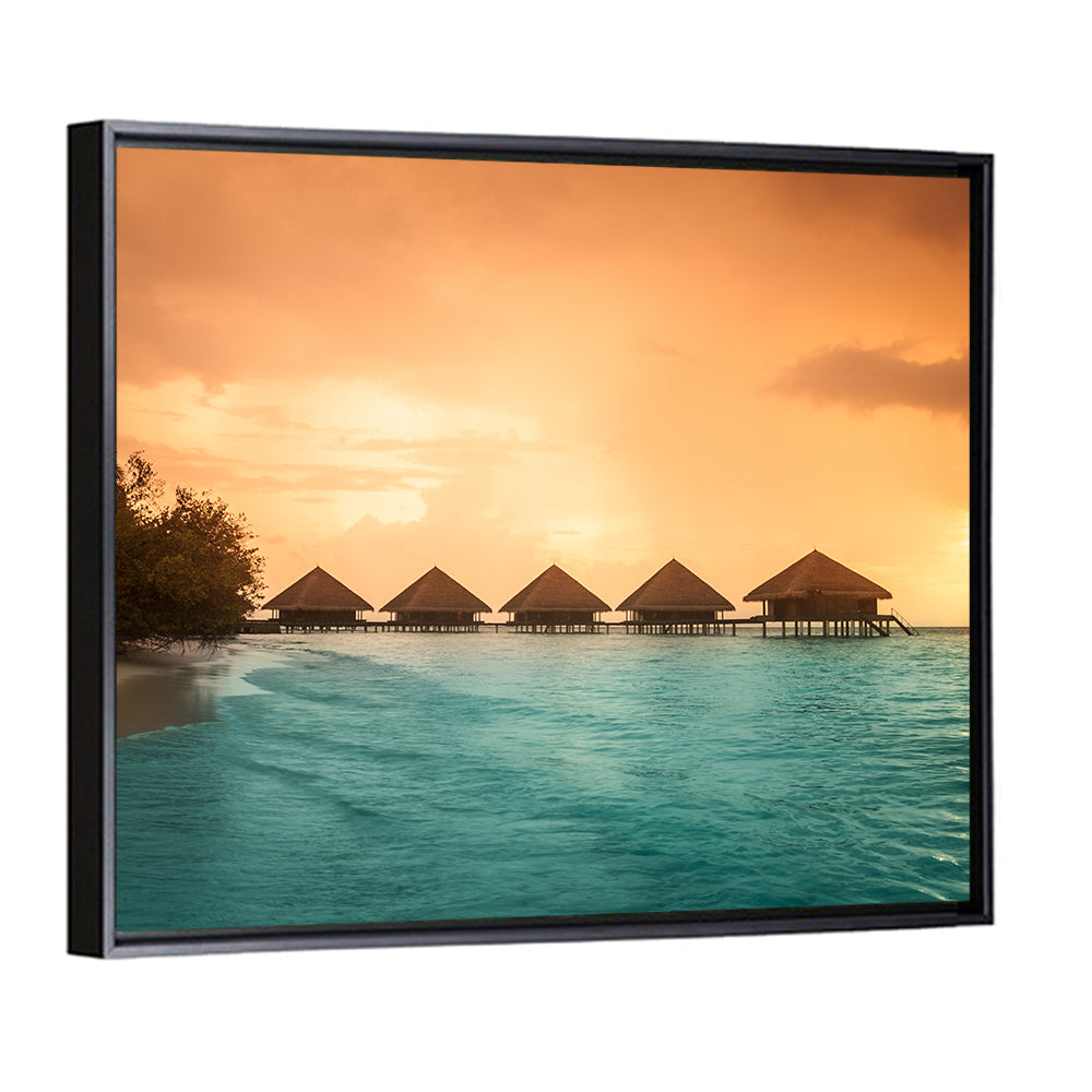 Bora Bora Overwater Bungalows Wall Art