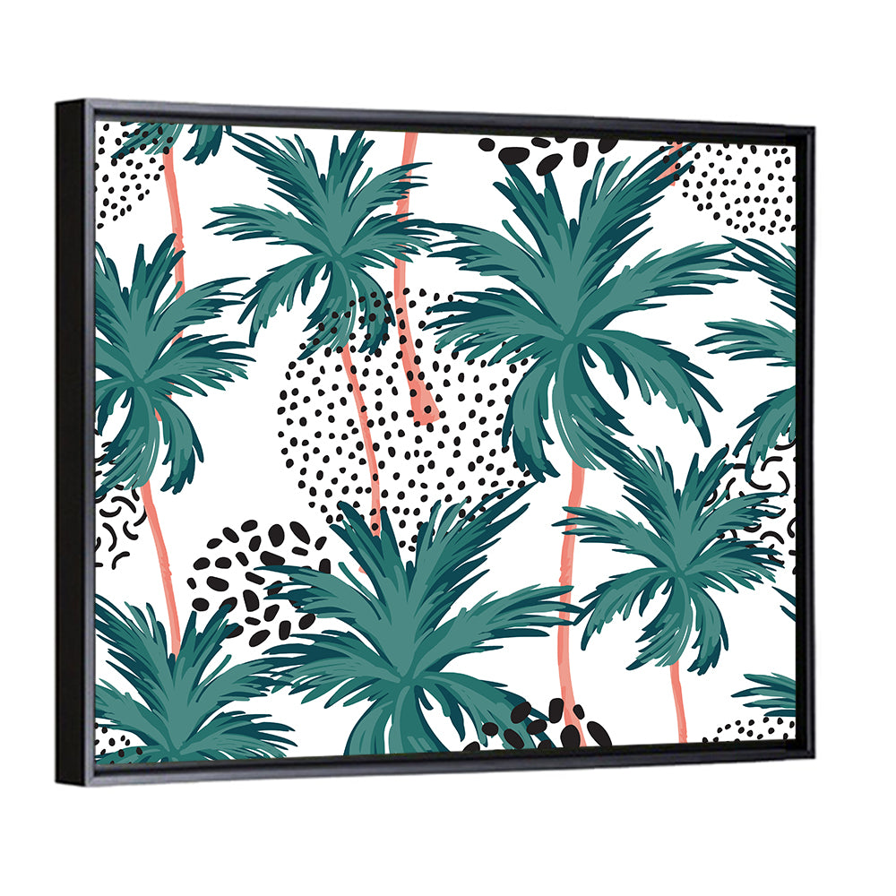 Palm Trees Texture Wall Art