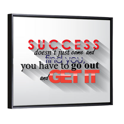 Quote For Success Wall Art