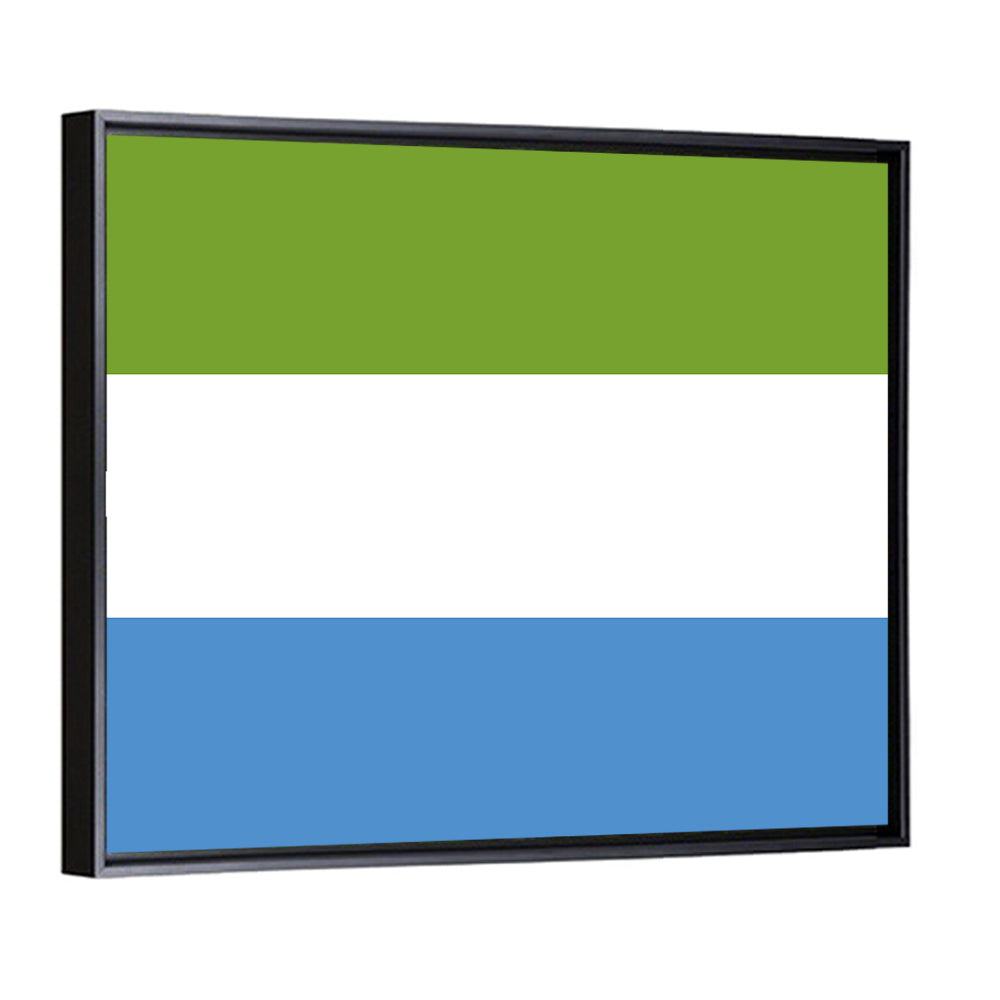 Sierra Leone Tricolor Flag Wall Art