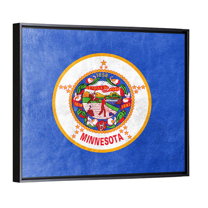 Flag Of Minnesota State Wall Art