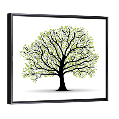 Vector Tree Silhouette Wall Art