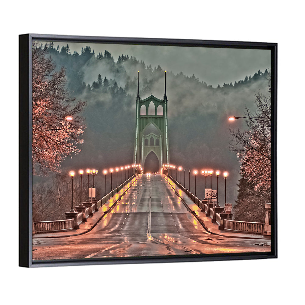 St. Johns Bridge In Portland Wall Art