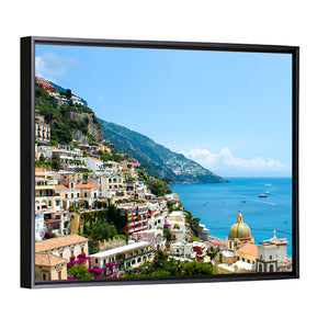 Positano Town On Amalfi Coast Wall Art