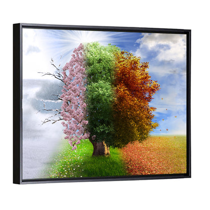 Four Season Tree Wall Art