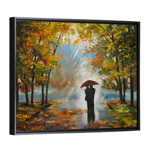 Couple In The Forest Wall Art