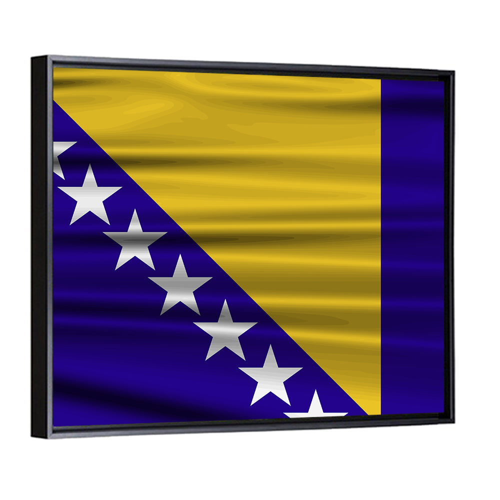 Bosnia and Herzegovina Flag Wall Art