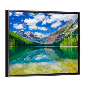 Avalanche Lake In Glacier National Park Montana Wall Art