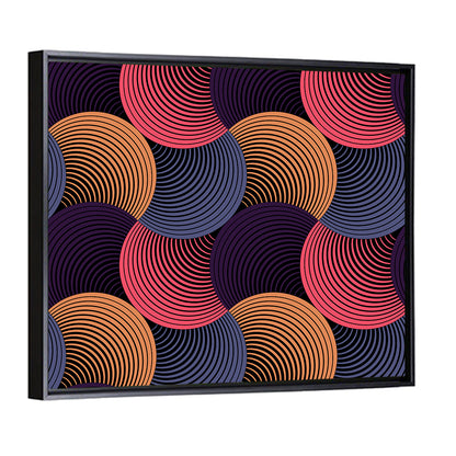 Ornate Geometric Petals Grid II Wall Art