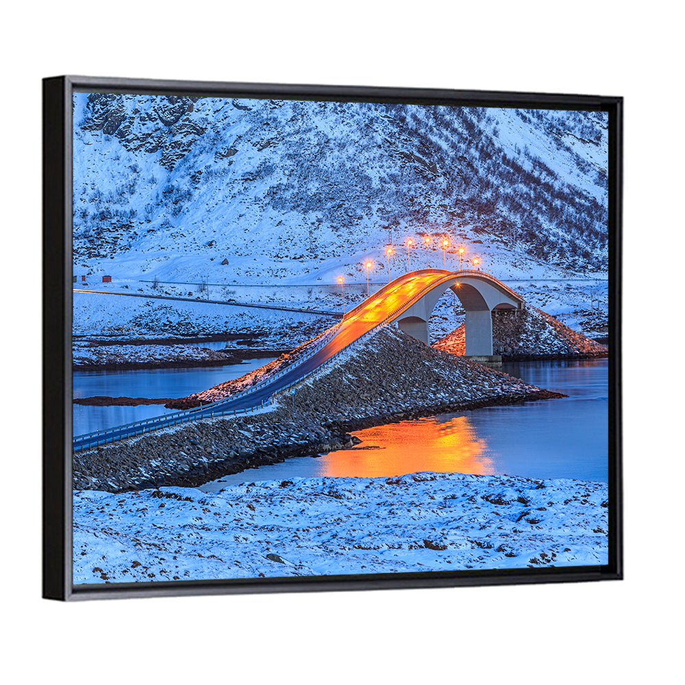 Bridge In Lofoten Islands Wall Art