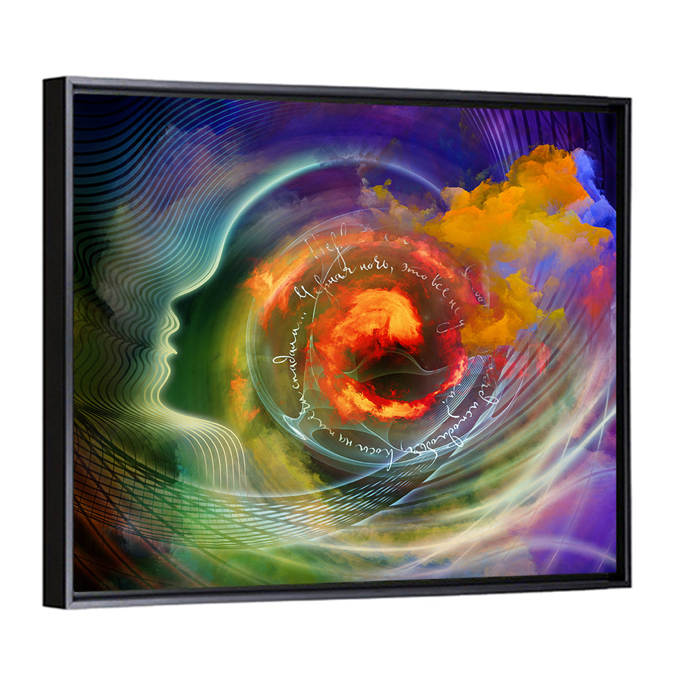 Human Profile Artwork Wall Art