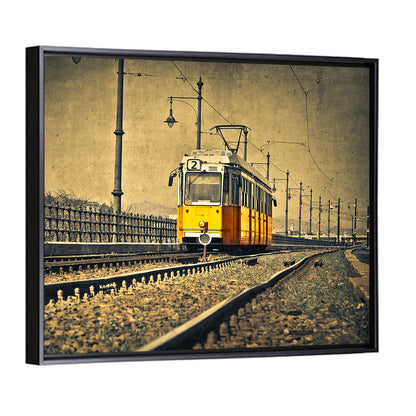 The Tram On Track Wall Art