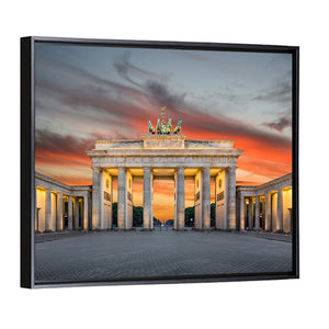 Brandenburg Gate In Berlin Wall Art