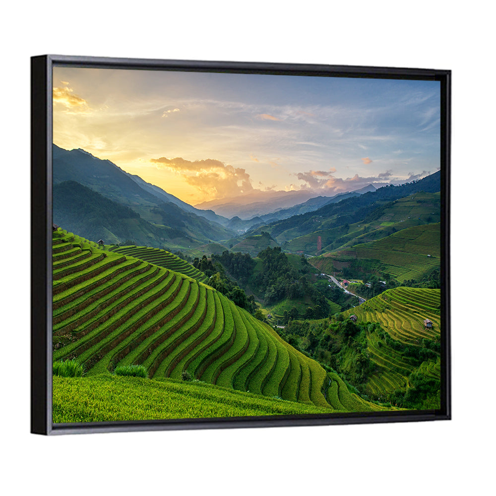 Vietnam Terraced Rice Fields Wall Art