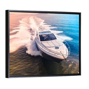 Luxury Motor Boat Wall Art