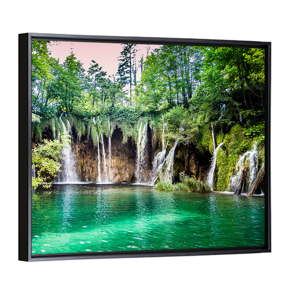 Plitvice Lakes Waterfalls Wall Art