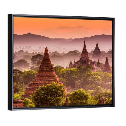 Bagan Old Temples In Myanmar Wall Art
