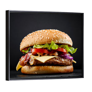 Tasty Burger Wall Art