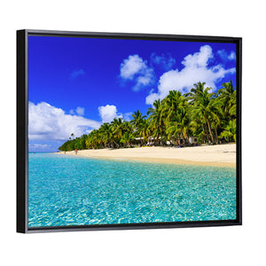 Dravuni Island Beach In Fiji Wall Art