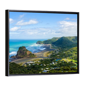 Piha Beach In Auckland Wall Art