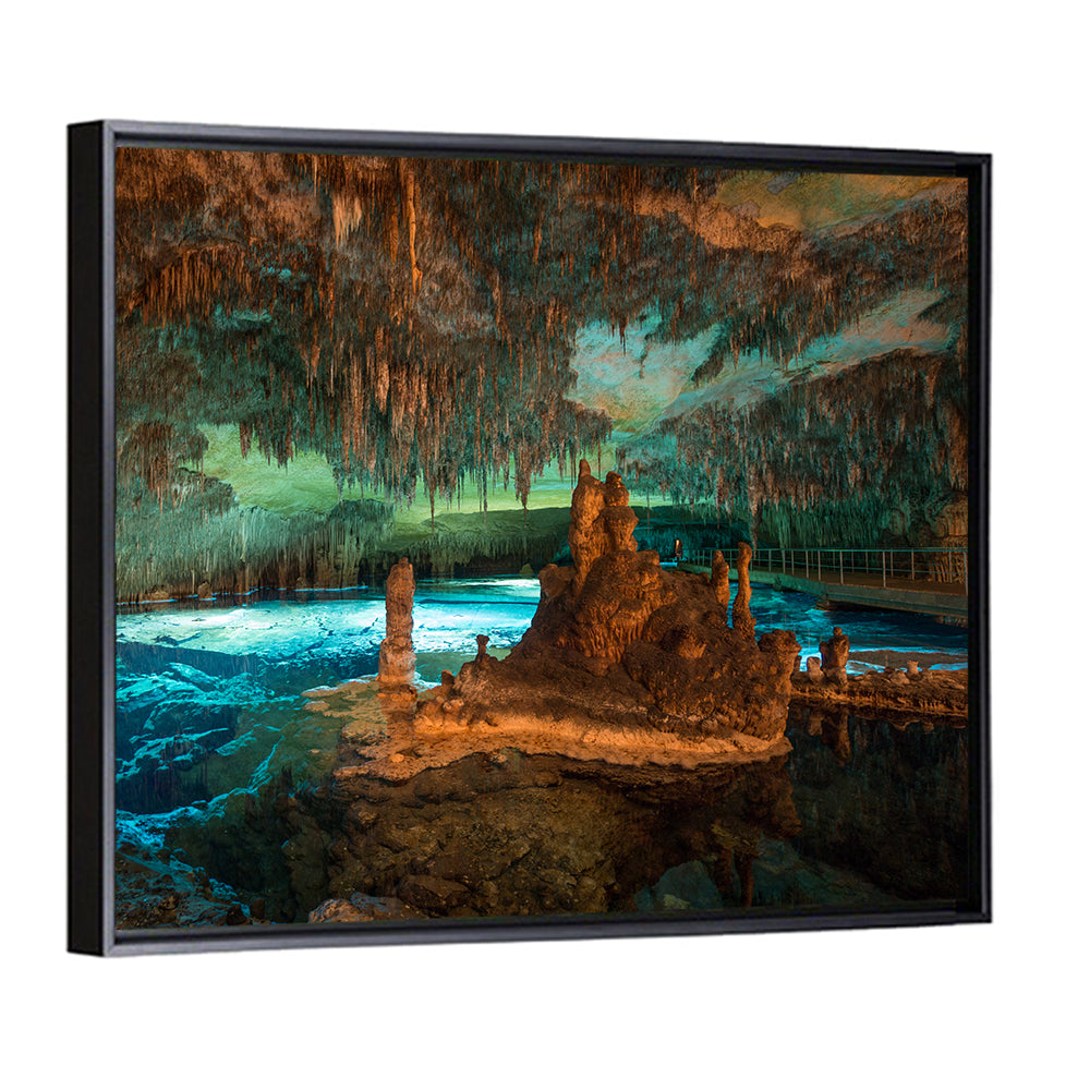 Dragon Caves Blue Lake, Majorca Wall Art