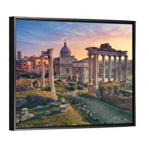 Roman Ruins In Rome Italy Wall Art