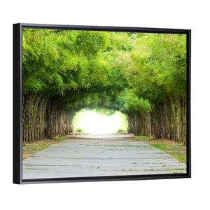 Kyoto bamboo forest walkway Wall Art