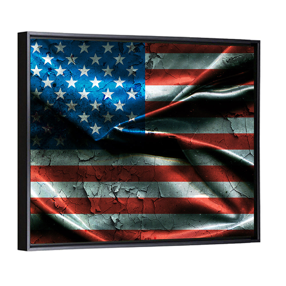Distressed American Flag Wall Art