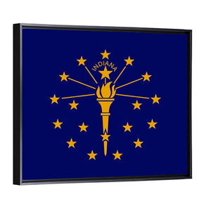 Flag Of Indiana Wall Art