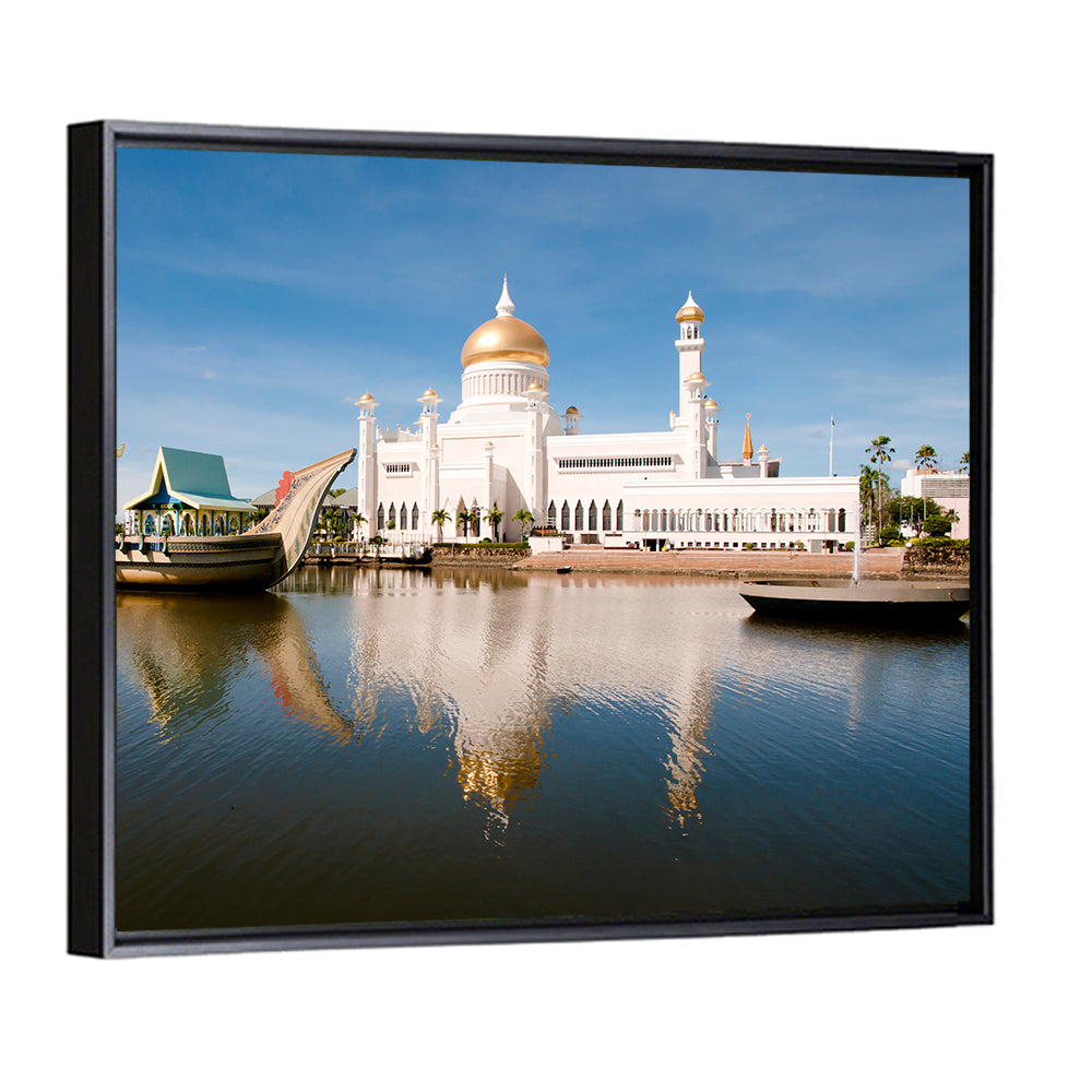 Sultan Omar Ali Saifuddien Mosque Reflection Wall Art