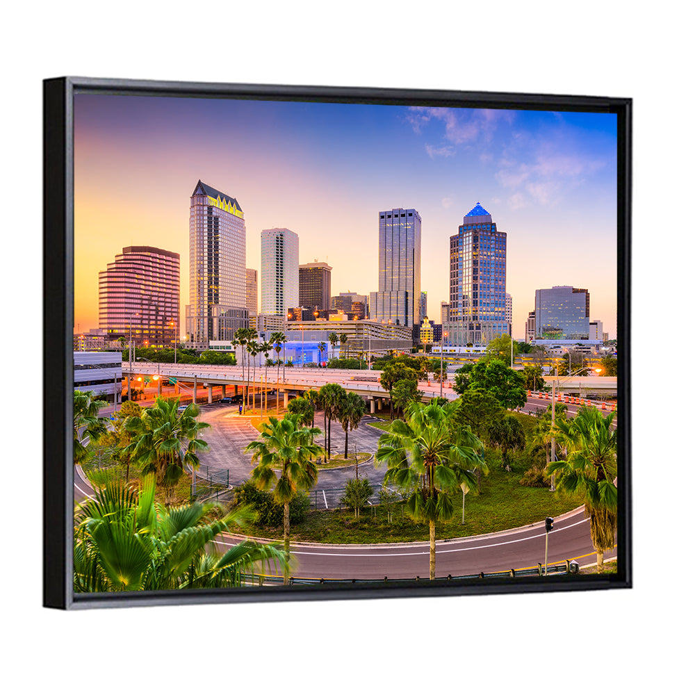 Tampa Downtown Skyline Florida Wall Art