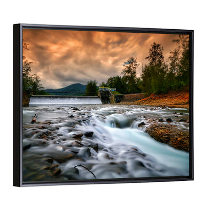 Dam Mentawa In Indonesia Wall Art