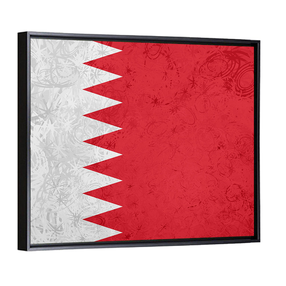 Flag Of Bahrain Wall Art