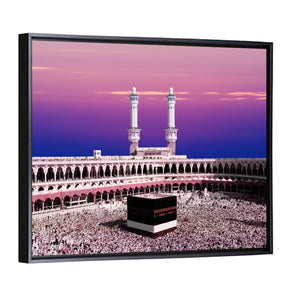 Holy Kaaba During Twilight Wall Art