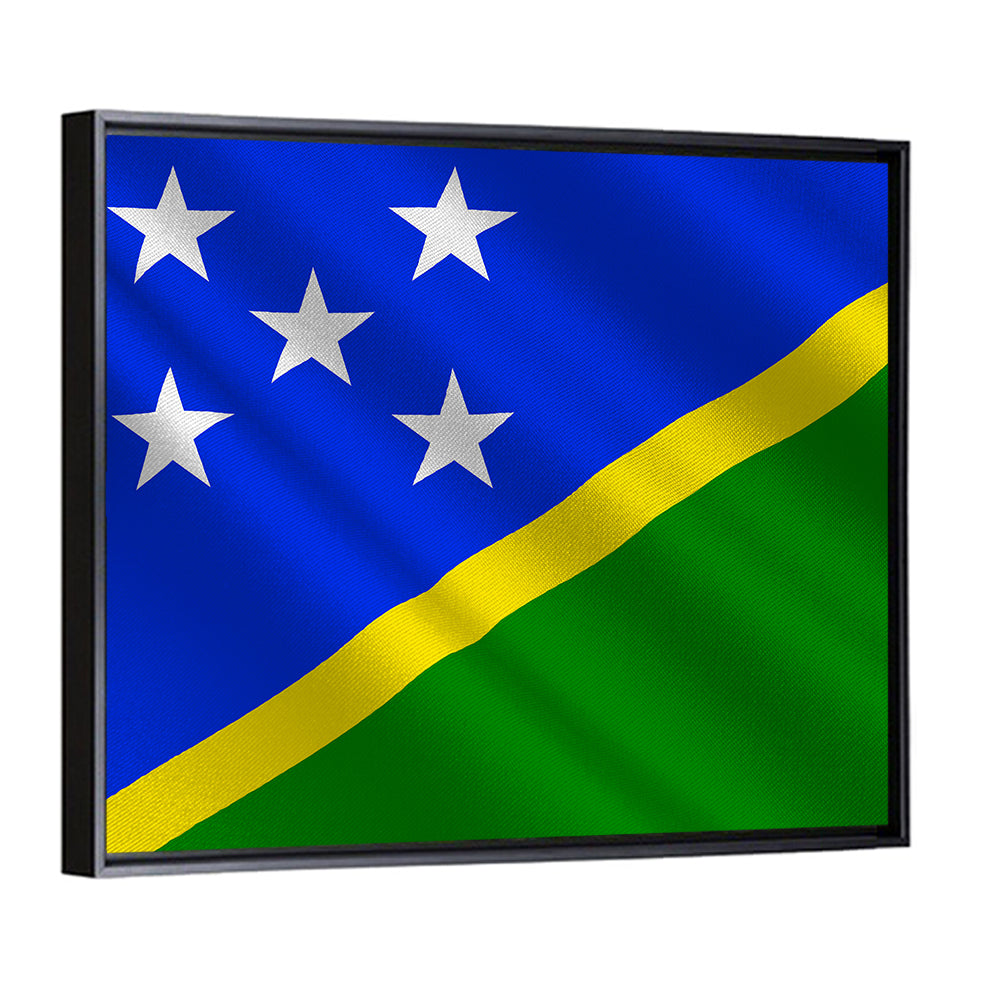 Solomon Islands Flag Wall Art