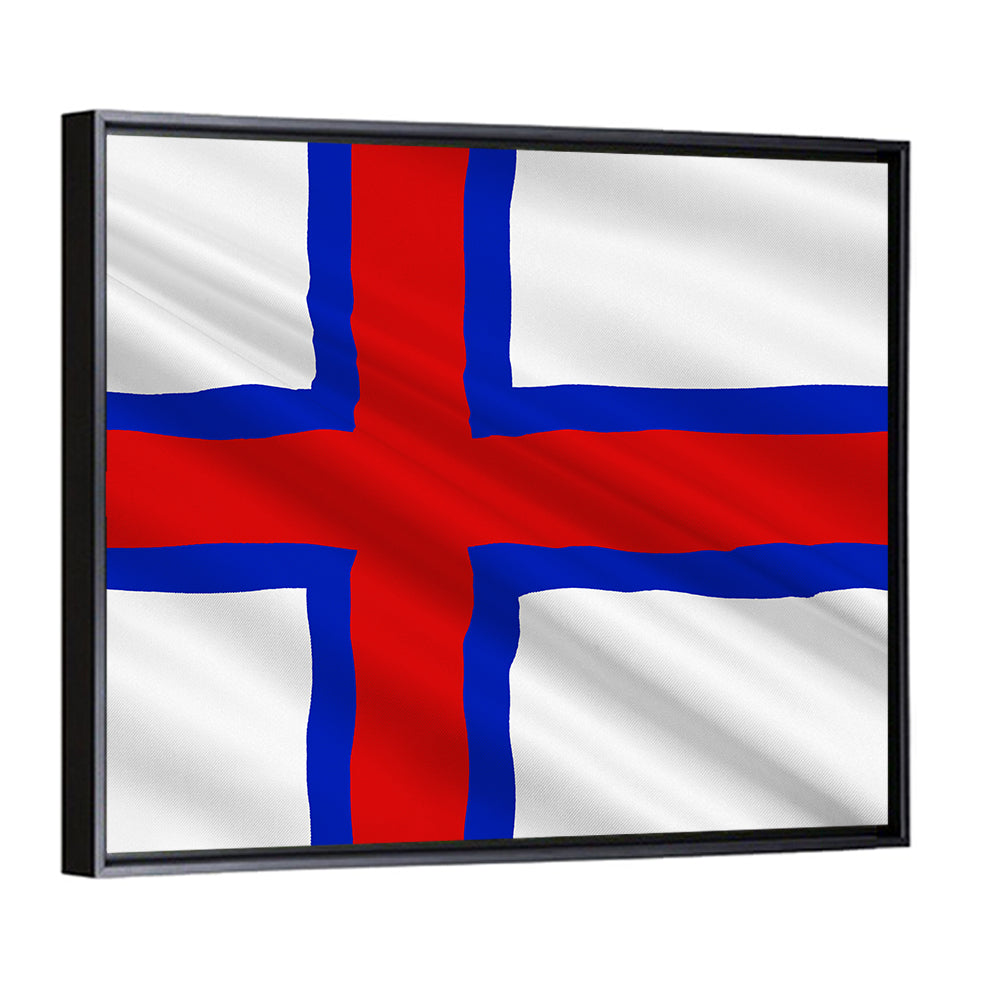 Faroe Islands Flag Wall Art