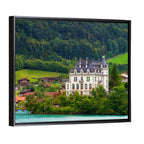 Mansion on Lake Brienz Wall Art