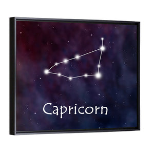 Capricorn Horoscope Constellation Wall Art