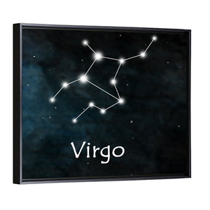 Virgo Horoscope Constellation Wall Art