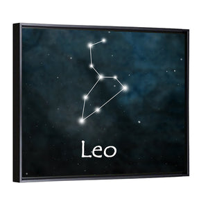 Leo Horoscope Constellation Wall Art